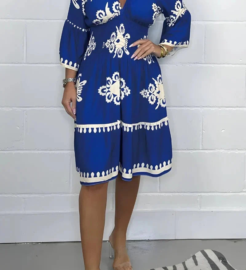 Lidia – Rochie Midi cu Broderie