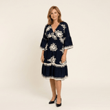 Lidia – Rochie Midi cu Broderie